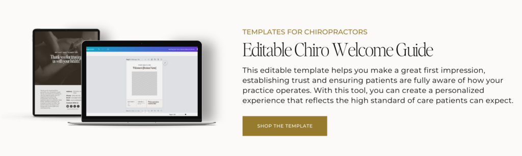 templates every chiropractic office should have