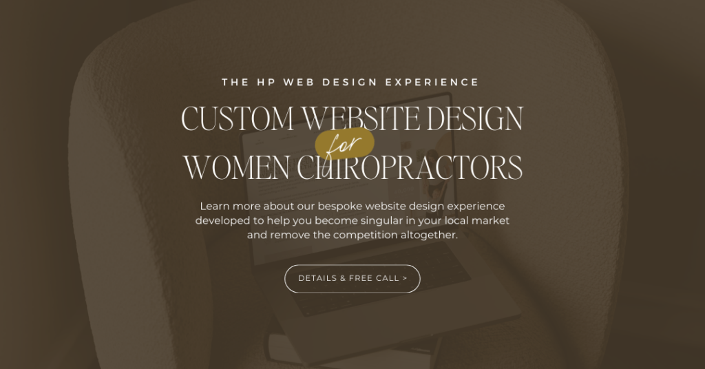 common chiropractic website mistakes